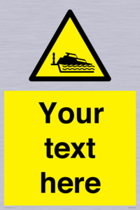 Custom warning grounding cruiser on lock cill